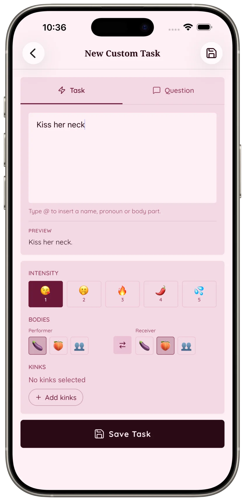 Create a custom task
