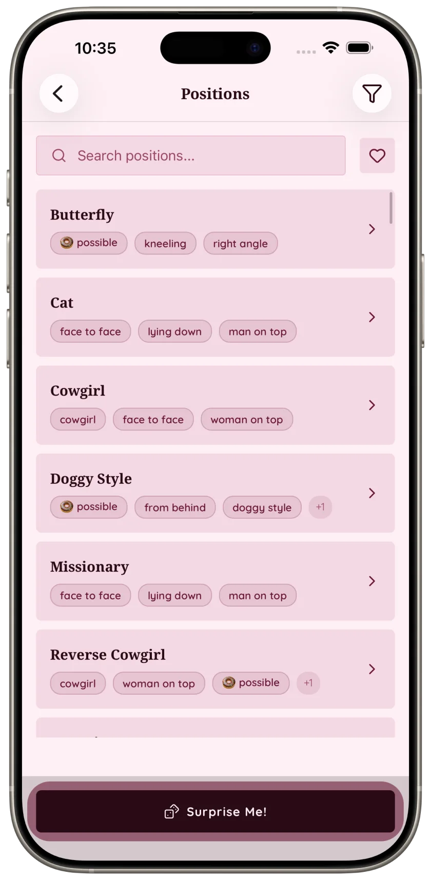 Position library