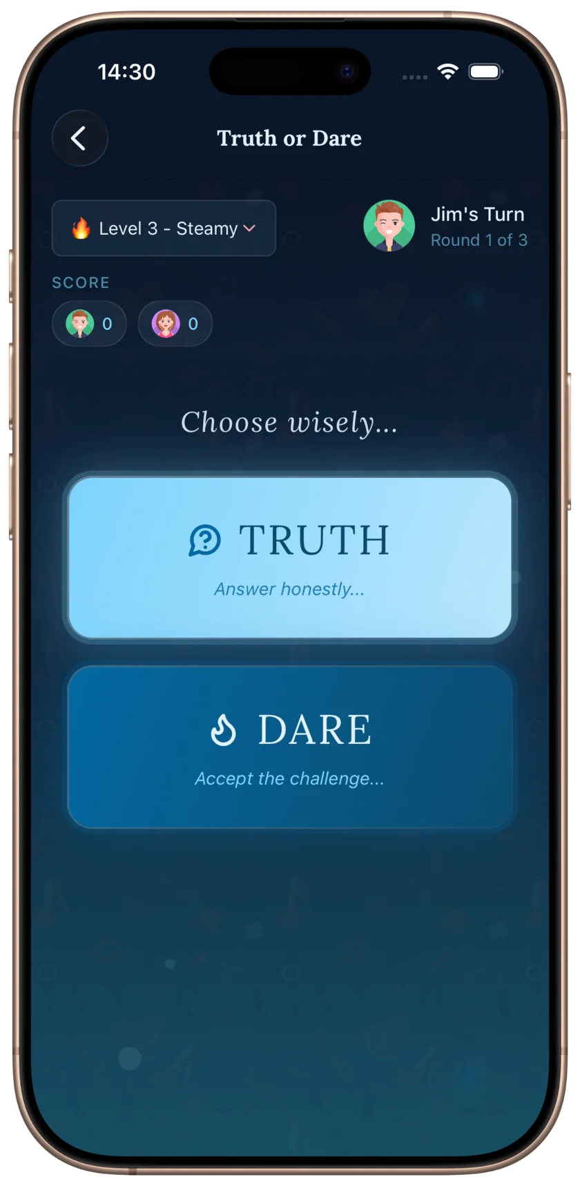 Play Truth or Dare for couples